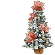 LAALU Christmas tree decorated with LED lights - CHRISTMAS ROMANCE, 27 ornaments, 60 cm - Christmas Tree