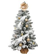 Ozdobený stromeček SAMETOVÉ POTĚŠENÍ 75 cm s 20 ks ozdob a dekorací - Vánoční stromek