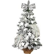 LAALU Ozdobený stromeček POLÁRNÍ BÍLÁ 60 cm s LED OSVĚTLENÍM s 32 ks ozdob a dekorací - Vánoční stromek