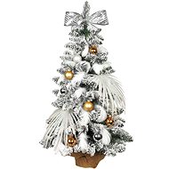 LAALU Christmas tree decorated - POLAR GOLD, 41 ornaments, 75 cm - Christmas Tree