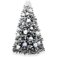 LAALU Christmas tree decorated - SNOW BALLS, 106 ornaments, 180 cm - Christmas Tree