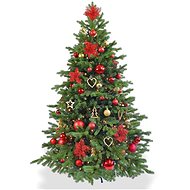 LAALU Christmas tree decorated - CHRISTMAS STARS, 106 ornaments, 180 cm - Christmas Tree