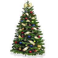LAALU Christmas tree decorated - COLOURED CHRISTMAS, 115 ornaments, 180 cm - Christmas Tree