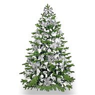 Ozdobený stromček KRÁĽ ZIMA 150 cm s 93 ks ozdôb a dekorácií - Vianočný stromček