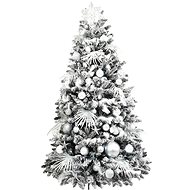 LAALU Christmas tree decorated - POLAR WHITE, 200 ornaments, 300 cm - Christmas Tree