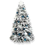 LAALU Christmas tree decorated - POLAR BLUE, 133 ornaments, 150 cm - Christmas Tree