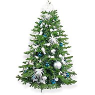 LAALU Christmas tree decorated - POLAR BLUE II, 133 ornaments, 210 cm - Christmas Tree