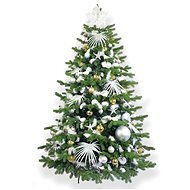 Ozdobený stromeček POLÁRNÍ ZLATÁ II 180 cm s 133 ks ozdob a dekorací - Vánoční stromek