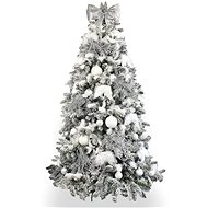 LAALU Christmas tree decorated - SNOW QUEEN, 120 ornaments, 270 cm - Christmas Tree