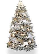 LAALU Christmas tree decorated - SAMETE DELIGHT, 126 ornaments, 150 cm - Christmas Tree