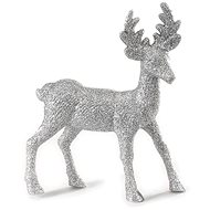 LAALU Silver deer 21 x 16 cm - Christmas Decoration