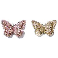 LAALU Set of 2 decorations: butterflies on clip mix 12 cm - Christmas Ornaments