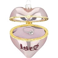 LAALU Heart opening ala Fabergé egg 10 cm - Christmas Ornaments