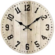Clock natural / black 33,8 cm - Wall Clock