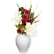 LAALU Váza keramická bílá 47 cm - Artificial Flower