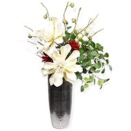 LAALU Váza keramická stříbrná 48 cm - Artificial Flower
