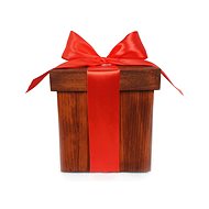 DELUXE wooden box cherry 17 x 17 cm - Garden Bbox