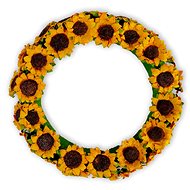 LAALU Sunflower wreath 14 cm - Wreath