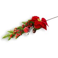 LAALU Christmas decoration - branch with star, 64 cm - Artificial Flower