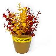 Flower pot with eucalyptus mix 22 x 15 cm - Decoration