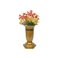 Vase with red flowers 37 x 15 cm - Decoration