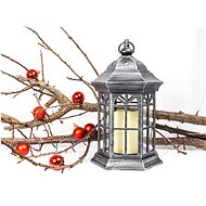 LAALU LED lucerna světelná ČERNÁ 20 x 17 x 37 cm - Lantern