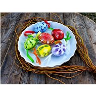Set of 6 decorations: easter easter eggs 6 pcs - Easter Decoration