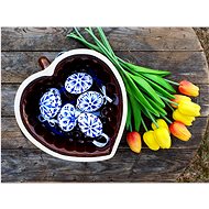 LAALU Set of 5 decorations: easter eggs 5 pcs - Easter Decoration