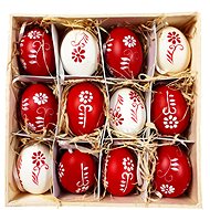 Set of 12 decorations: easter eggs 12 pcs - Easter Decoration