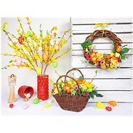 Set of 28 pcs decorations COLOURED Easter - Easter Decoration