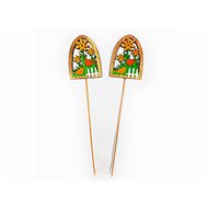 Set of 2 decorations: garden patches 26 x 6,5 cm - Easter Decoration