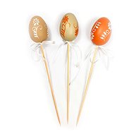 Set of 3 eggs: eggs with decoration and smell classic 26 cm - Easter Decoration