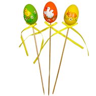 Set of 3 eggs: coloured eggs with smell classic 26 cm - Easter Decoration