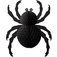 Pavouk papírový černý 28 cm - Dekorace