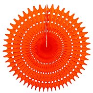 LAALU Paper rosette orange 67 cm - Decoration
