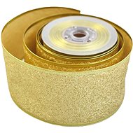 LAALU Ribbon gold glitter 6 cm x 10 m - Ribbon