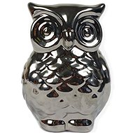 LAALU Silver Owl 17 cm - Decoration