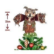 LAALU Christmas tree topper, owl, 33 cm - Christmas Ornaments