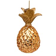 LAALU Christmas decorations - pineapple, glass, gold, 10 cm - Christmas Ornaments