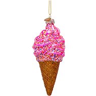 LAALU Christmas decorations - ice cream, glass, 14 cm - Christmas Ornaments