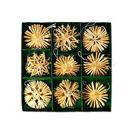 LAALU Christmas ornaments - straw set, 6 cm, 28 pcs - Christmas Ornaments