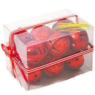 LAALU Christmas ornaments - jingle bells, red, 4 cm, 12 pcs - Christmas Ornaments