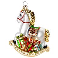 LAALU Christmas ornaments - coloured horse, 11 cm - Christmas Ornaments