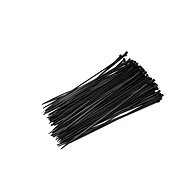 LAALU Set of 100: Tightening tapes for ornaments 4,8 x 370 mm black - Cable Ties