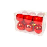 LAALU Christmas decorations - balls, red, diameter 4 cm, 12 pcs - Christmas Ornaments