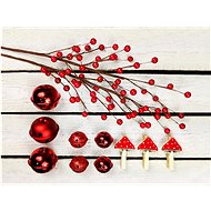 LAALU Christmas ornaments - set MUCHOMOURKA, for trees up to 100 cm - Christmas Ornaments