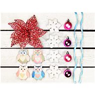 LAALU Christmas ornaments - set SOVIČKA, for trees up to 100 cm - Christmas Ornaments
