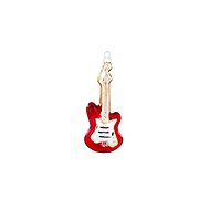 LAALU Christmas decorations - guitar, red, 15 cm - Christmas Ornaments