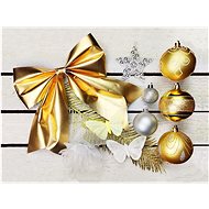 LAALU Christmas decorations - set SHINY ELEGANCE, for trees 240 - 270 cm - Christmas Ornaments