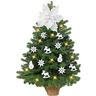 LAALU Christmas tree decorated - LADO WINTER, 25 ornaments, 75 cm - Christmas Tree